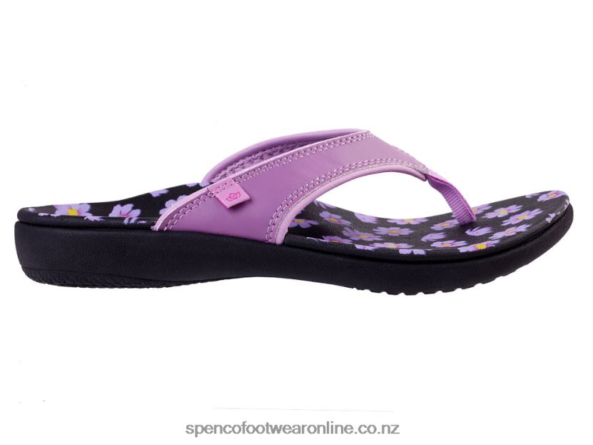 Women Spenco Footwear Yumi Blume 426V8T82 Purple