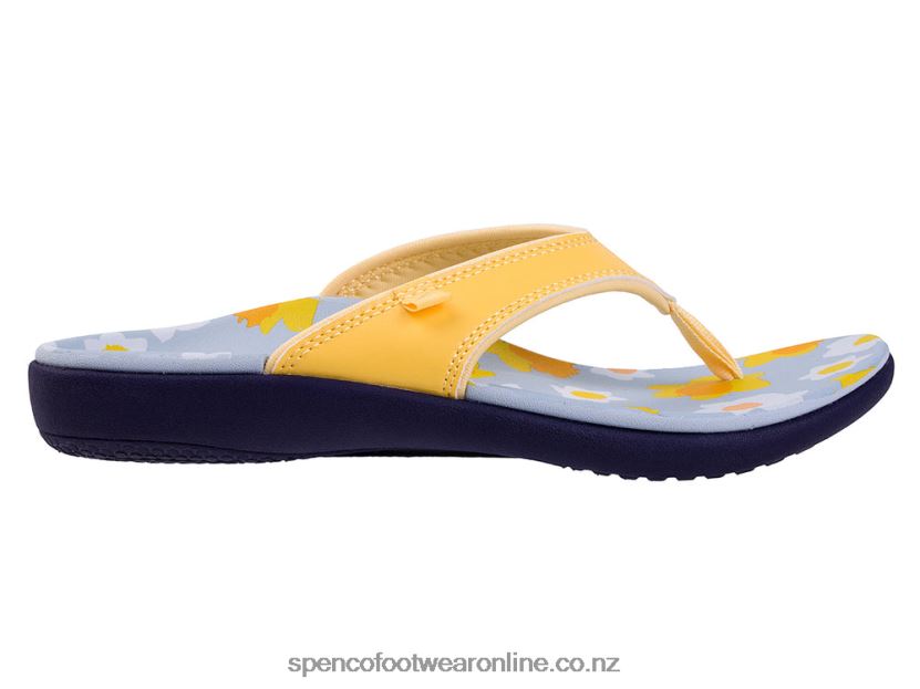 Women Spenco Footwear Yumi Blume 426V8T83 Yellow
