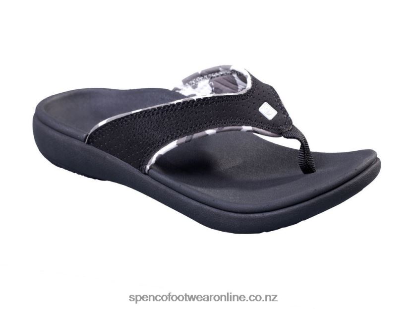 Women Spenco Footwear Yumi Bokeh 426V8T52 Black