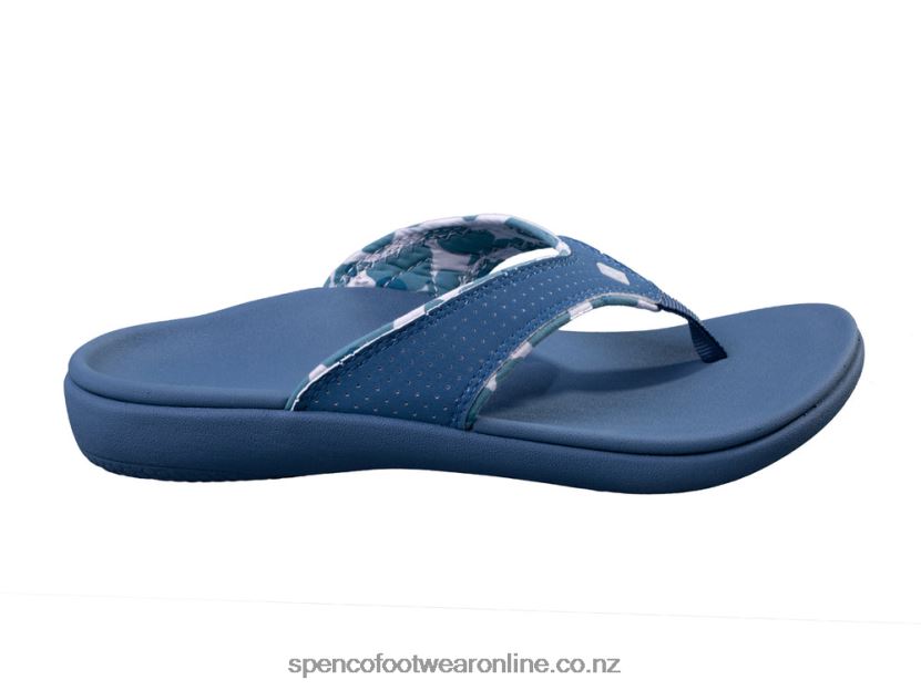 Women Spenco Footwear Yumi Bokeh 426V8T53 Bluestone