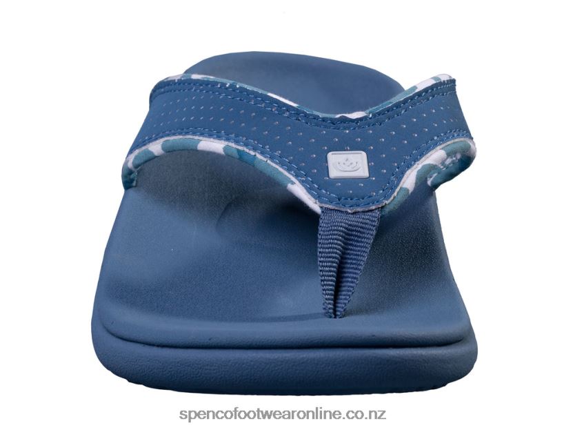 Women Spenco Footwear Yumi Bokeh 426V8T53 Bluestone