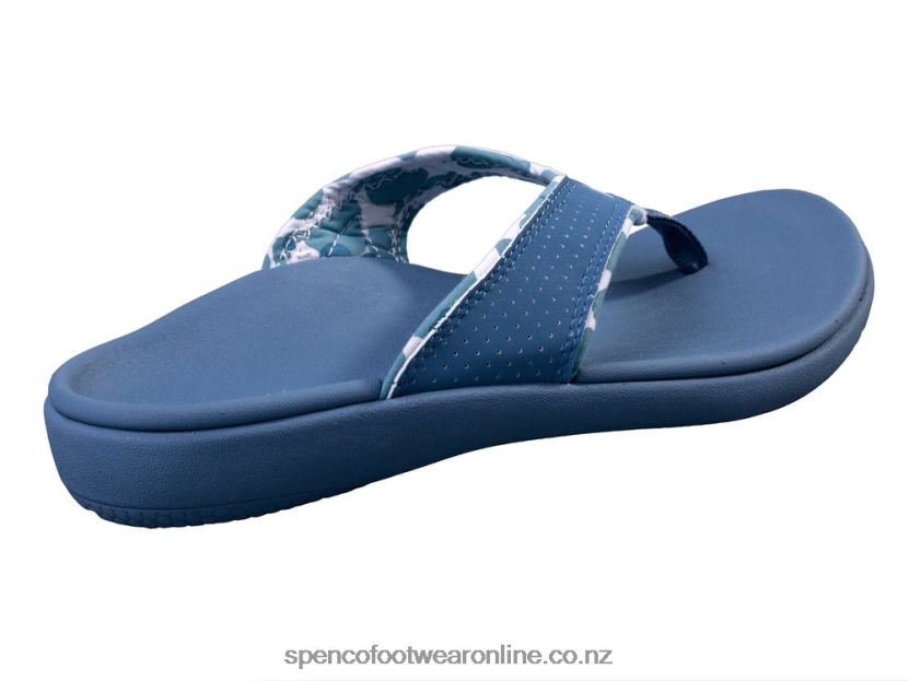 Women Spenco Footwear Yumi Bokeh 426V8T53 Bluestone