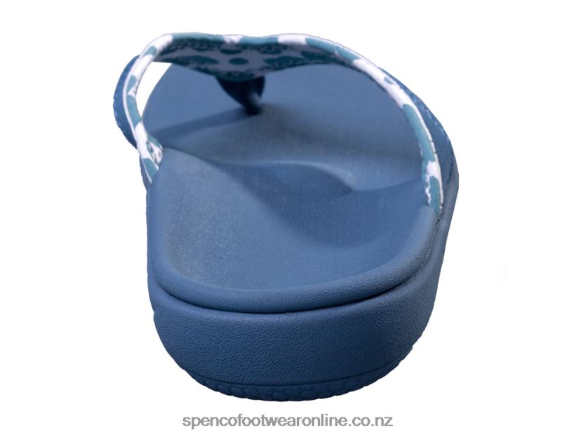 Women Spenco Footwear Yumi Bokeh 426V8T53 Bluestone