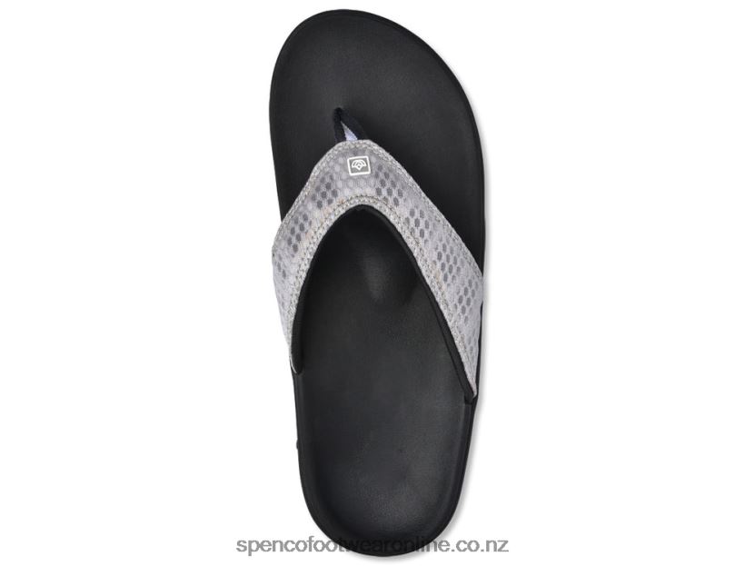 Women Spenco Footwear Yumi Breeze 426V8T51 Black-Silver