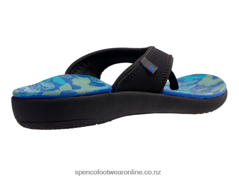 Women Spenco Footwear Yumi Butterfly 426V8T125 Black