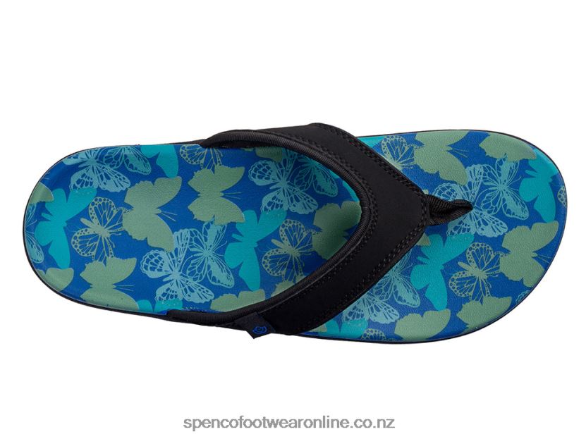 Women Spenco Footwear Yumi Butterfly 426V8T126 Blue