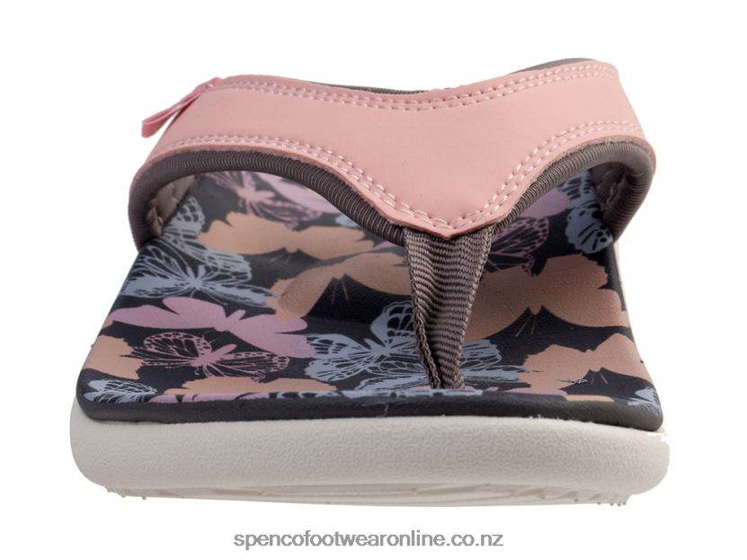 Women Spenco Footwear Yumi Butterfly 426V8T127 Pink