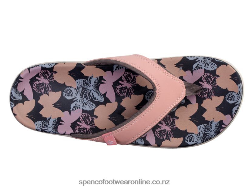 Women Spenco Footwear Yumi Butterfly 426V8T128 Purple