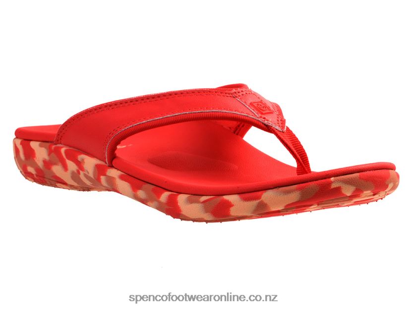 Women Spenco Footwear Yumi Camo 426V8T115 Bittersweet