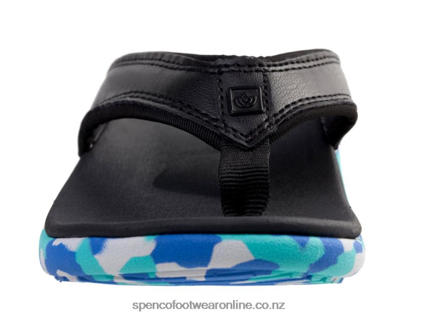 Women Spenco Footwear Yumi Camo 426V8T116 Black