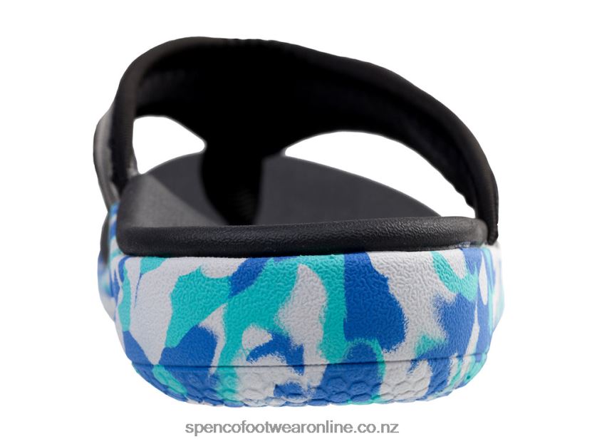 Women Spenco Footwear Yumi Camo 426V8T116 Black