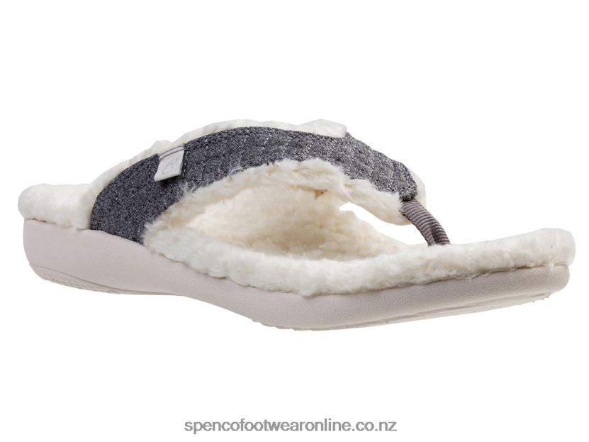 Women Spenco Footwear Yumi Coco 426V8T656 Heathered Grey