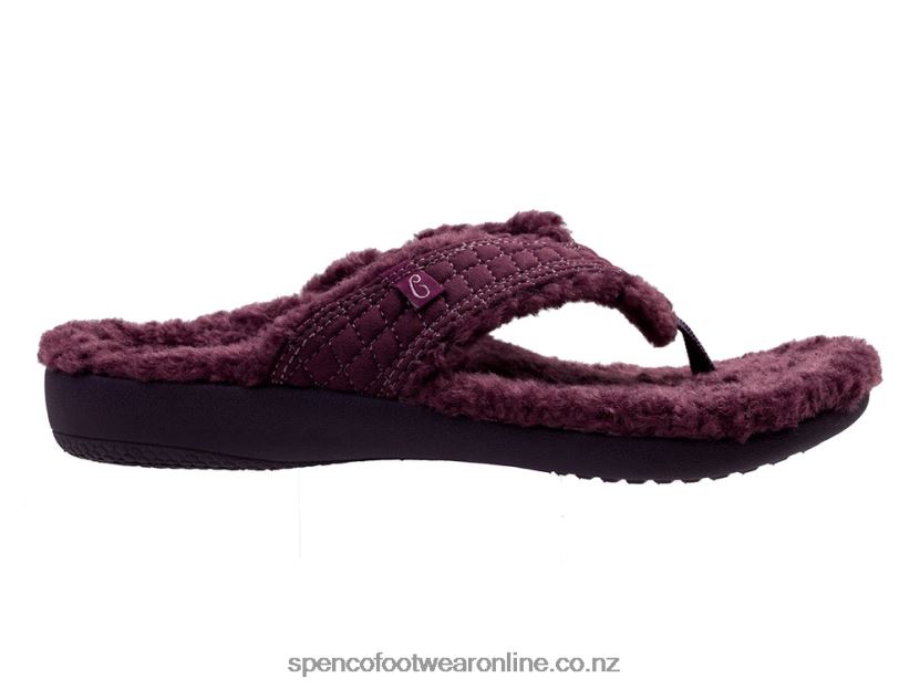 Women Spenco Footwear Yumi Coco 426V8T659 Eggplant