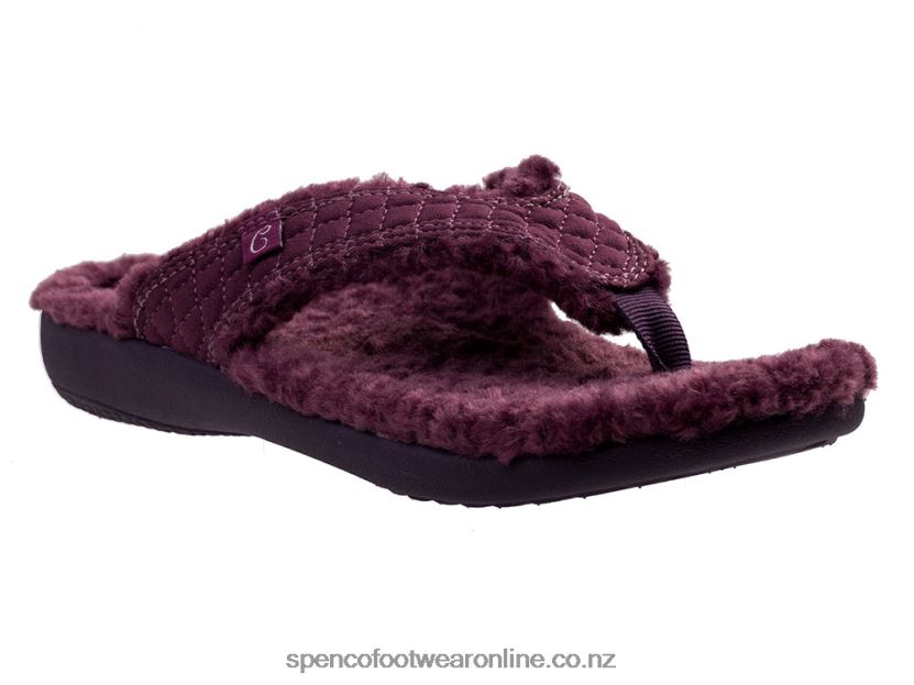 Women Spenco Footwear Yumi Coco 426V8T659 Eggplant