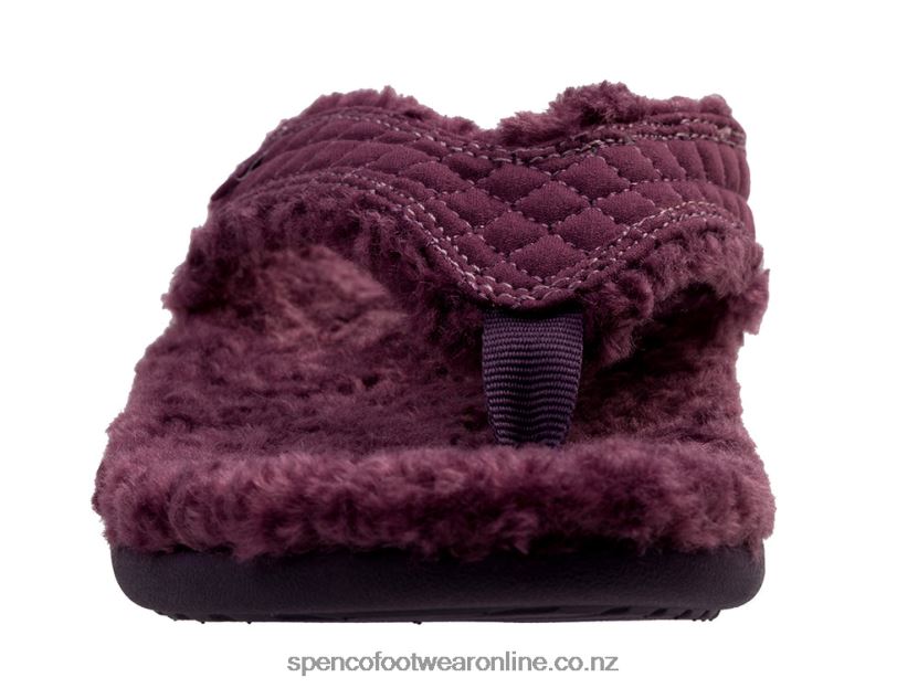 Women Spenco Footwear Yumi Coco 426V8T659 Eggplant