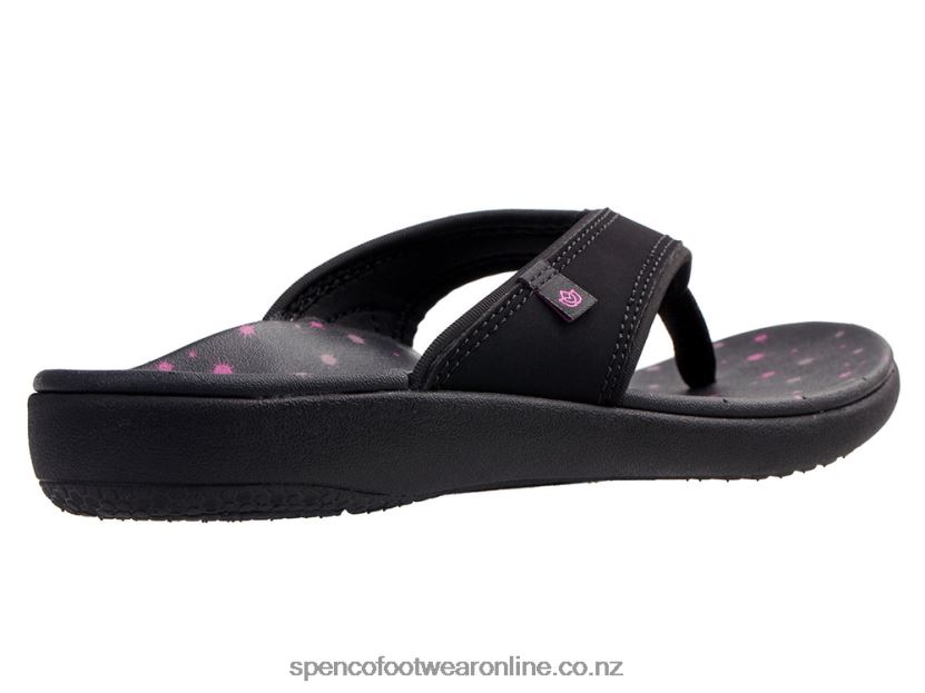 Women Spenco Footwear Yumi Constellation 426V8T131 Black