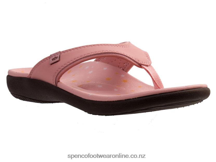 Women Spenco Footwear Yumi Constellation 426V8T134 Rose Tan