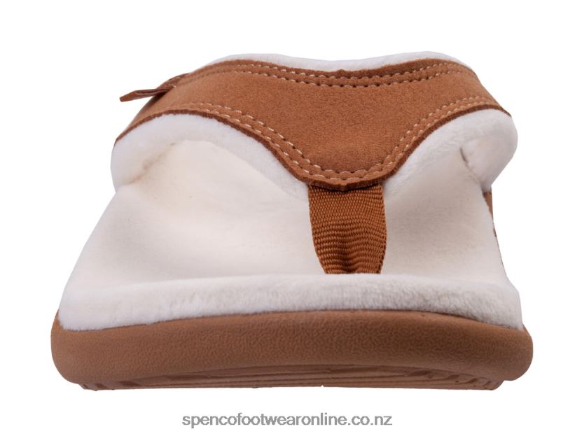 Women Spenco Footwear Yumi Cozy 426V8T720 Brown Sugar