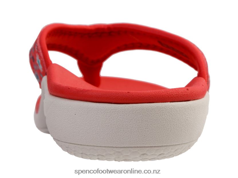 Women Spenco Footwear Yumi Dainty Floral 426V8T135 Bittersweet