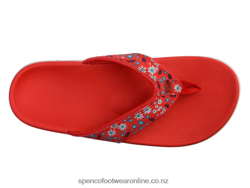 Women Spenco Footwear Yumi Dainty Floral 426V8T136 Cornsilk