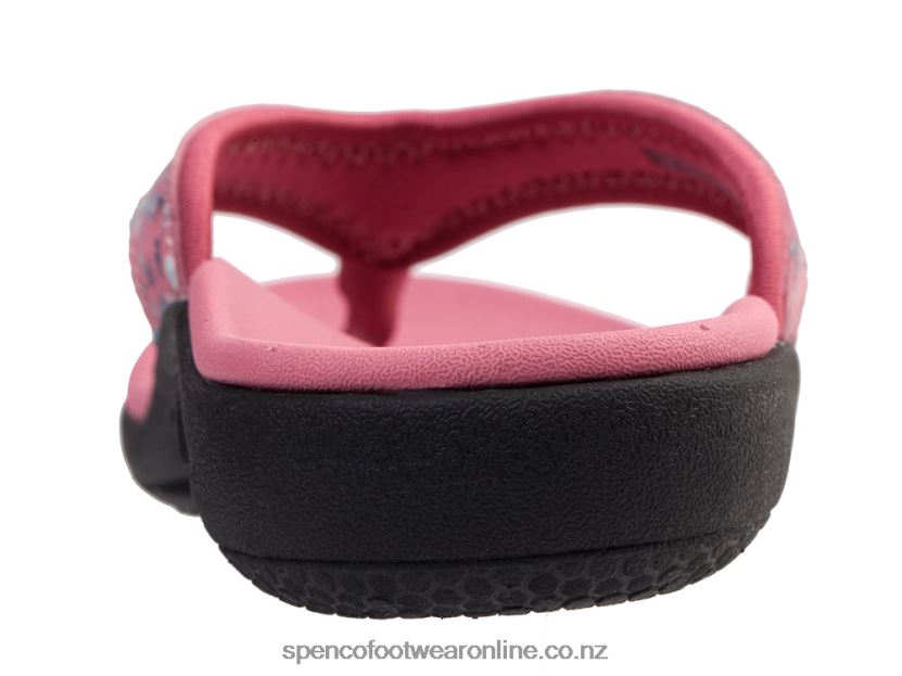 Women Spenco Footwear Yumi Dainty Floral 426V8T137 Mauvewood