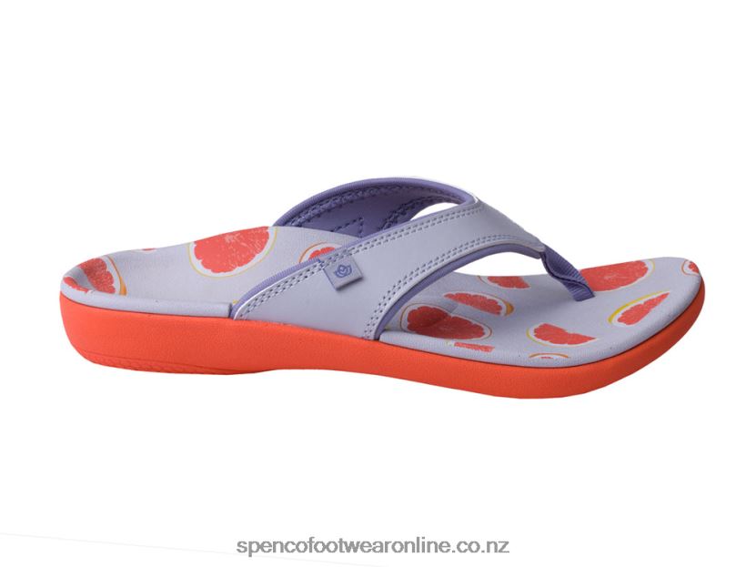 Women Spenco Footwear Yumi Fruitopia - 2020 426V8T91 Grapefruit