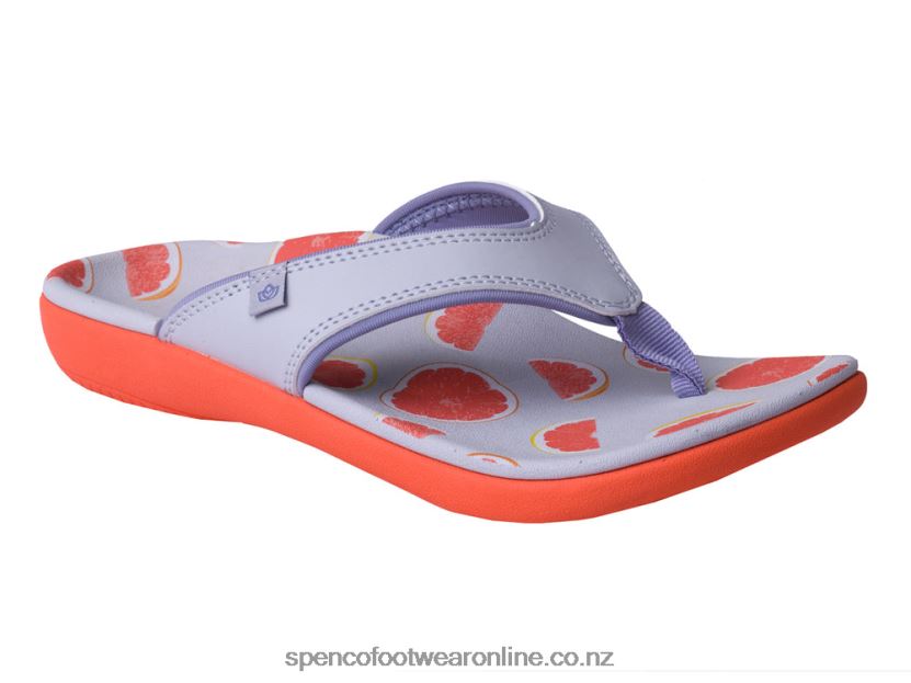 Women Spenco Footwear Yumi Fruitopia - 2020 426V8T91 Grapefruit