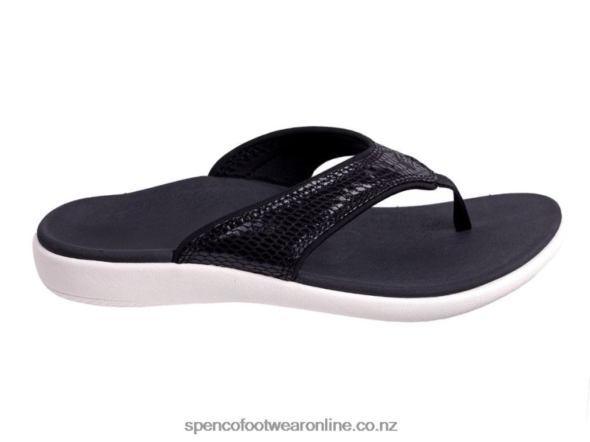 Women Spenco Footwear Yumi Gecko 426V8T11 Black