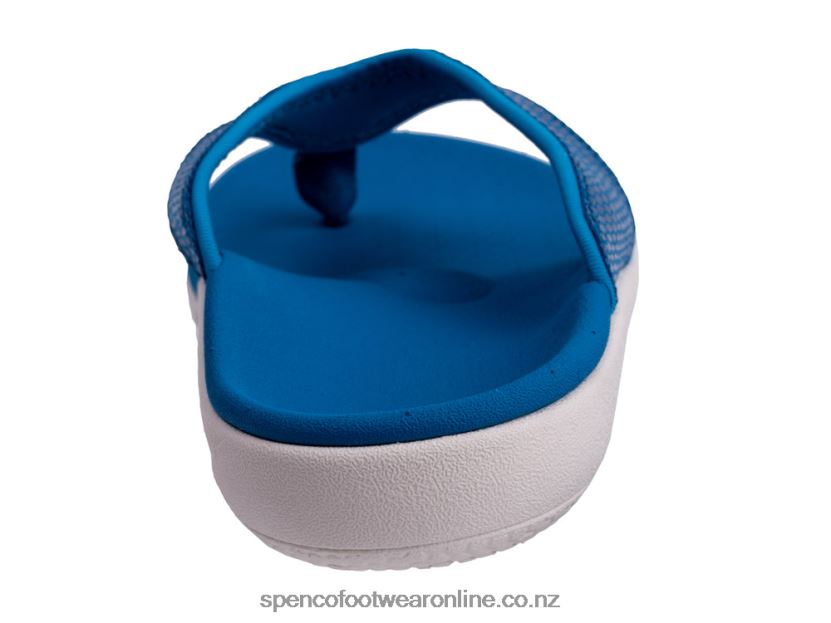 Women Spenco Footwear Yumi Gecko 426V8T12 Mosaic Blue