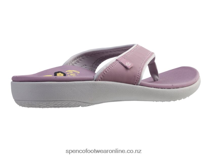 Women Spenco Footwear Yumi High Five 426V8T120 Bittersweet