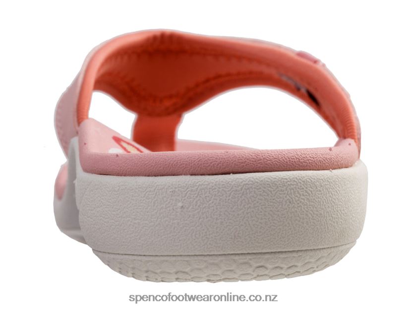 Women Spenco Footwear Yumi High Five 426V8T122 Coral Cloud