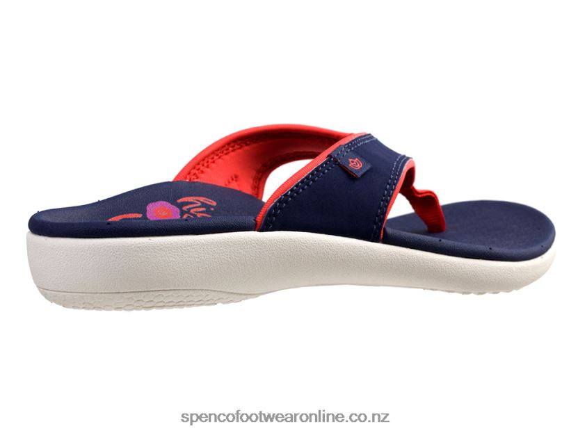 Women Spenco Footwear Yumi High Five 426V8T124 Peacoat