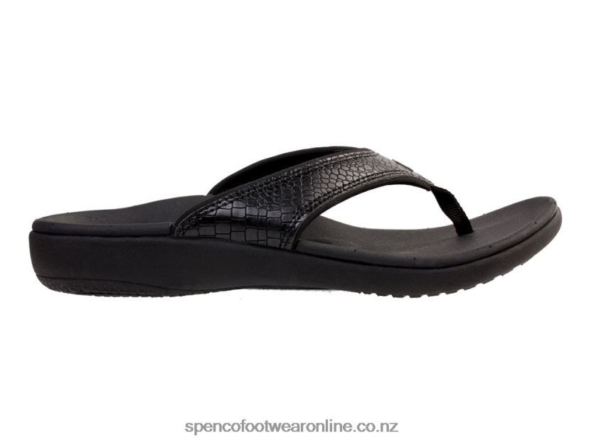 Women Spenco Footwear Yumi Mojave 426V8T138 Black