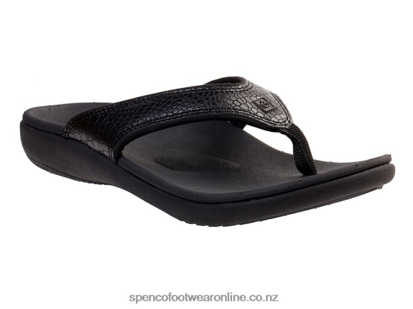 Women Spenco Footwear Yumi Mojave 426V8T138 Black