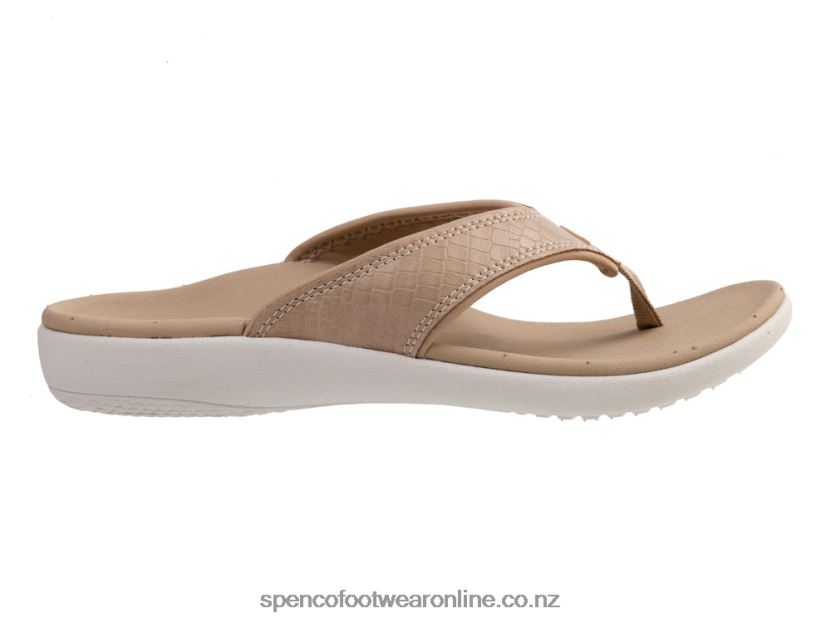Women Spenco Footwear Yumi Mojave 426V8T142 Taupe