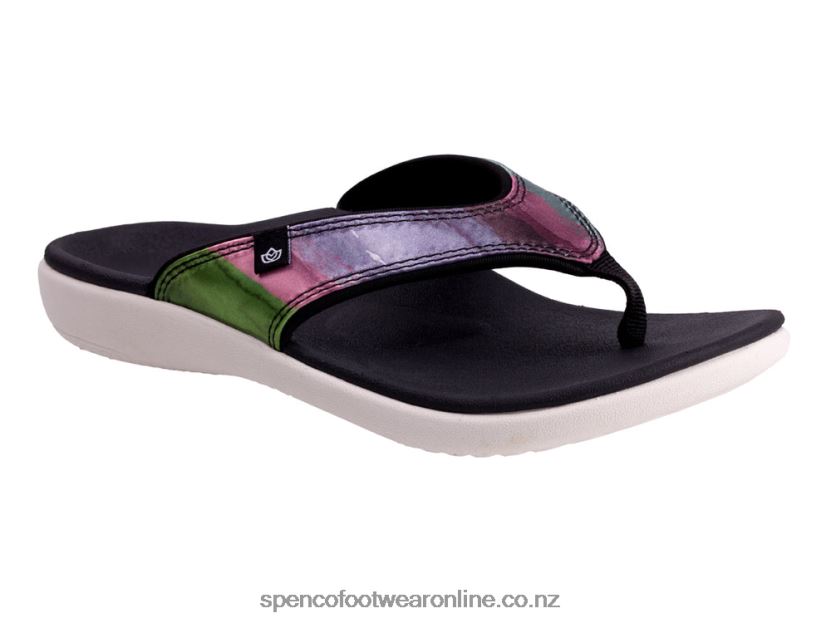 Women Spenco Footwear Yumi Monet 426V8T62 Black