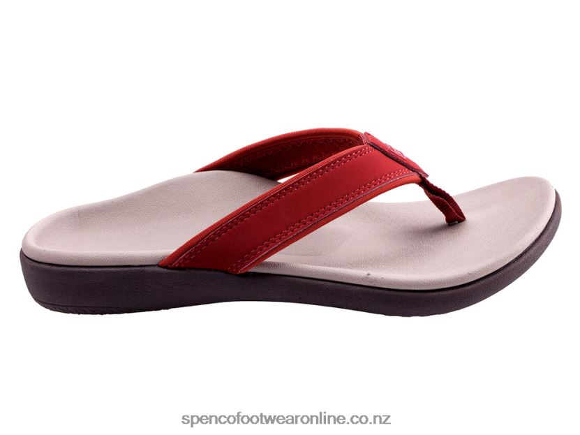 Women Spenco Footwear Yumi Nuevo 426V8T40 Red Ochre