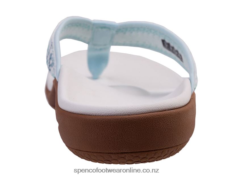 Women Spenco Footwear Yumi Nuevo Floral Seasonal 426V8T30 White