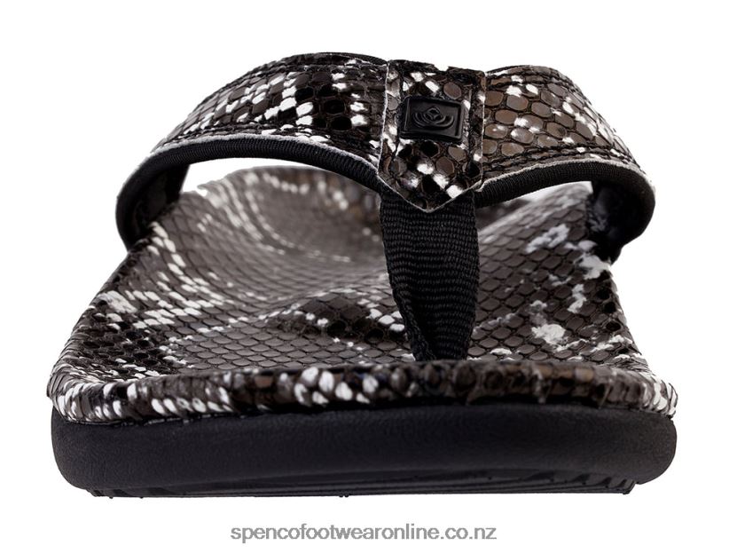 Women Spenco Footwear Yumi Nuevo Snake 426V8T31 Black
