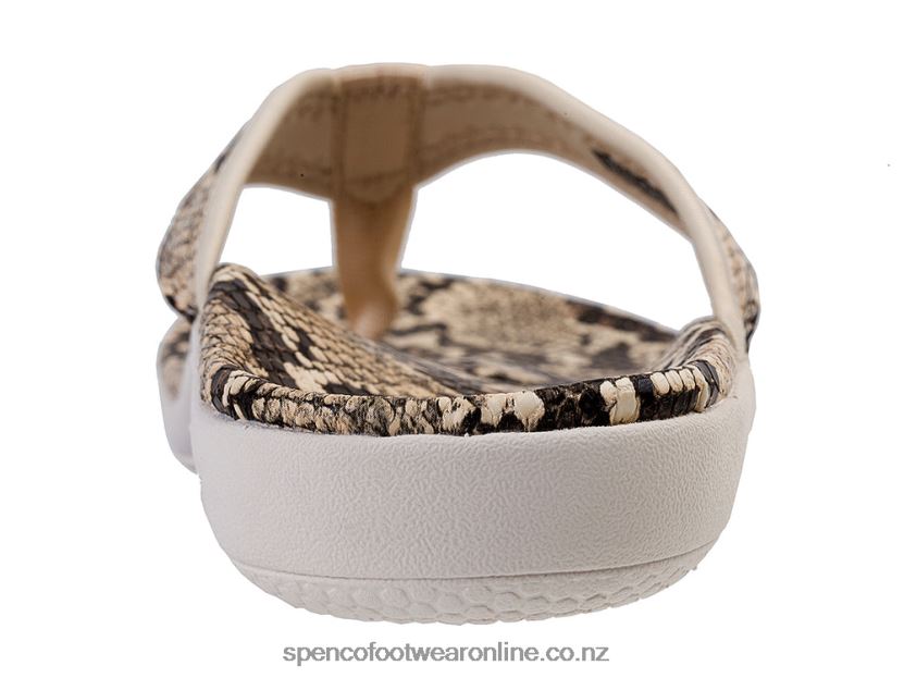Women Spenco Footwear Yumi Nuevo Snake 426V8T32 Cream