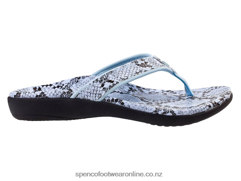 Women Spenco Footwear Yumi Nuevo Snake 426V8T33 Light Blue