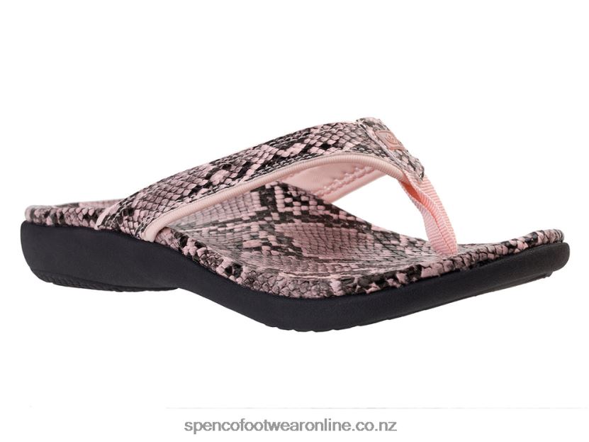 Women Spenco Footwear Yumi Nuevo Snake 426V8T34 Pink