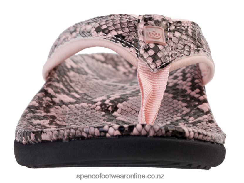 Women Spenco Footwear Yumi Nuevo Snake 426V8T34 Pink