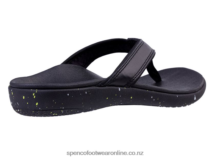 Women Spenco Footwear Yumi Nuevo Speckled 426V8T17 Black