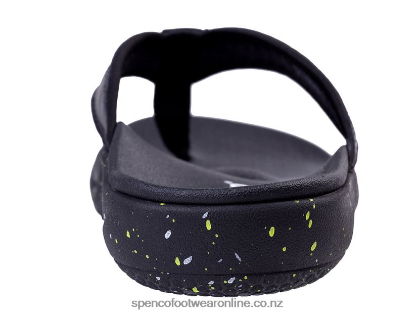 Women Spenco Footwear Yumi Nuevo Speckled 426V8T17 Black