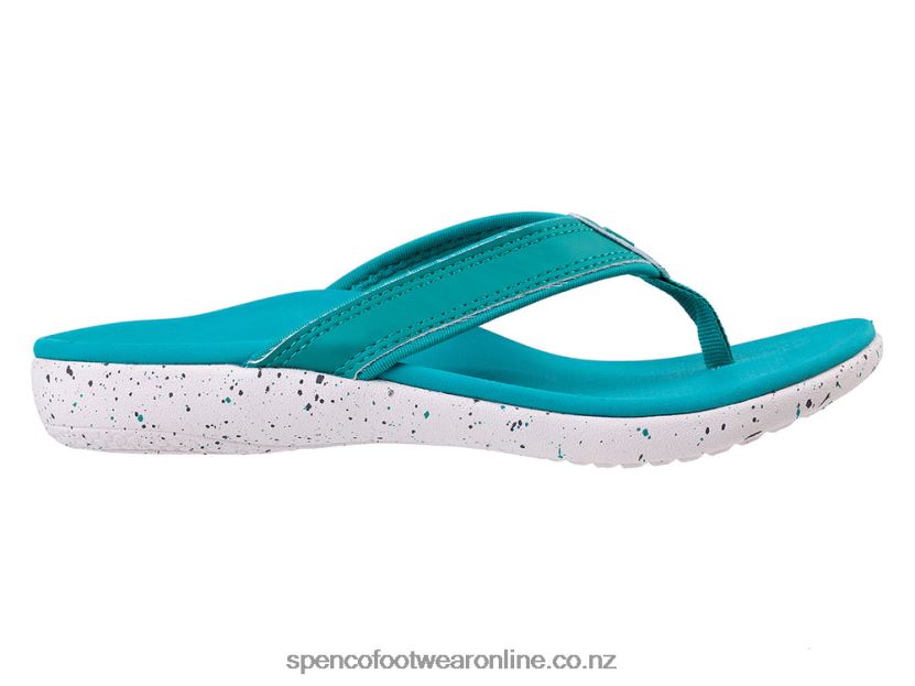 Women Spenco Footwear Yumi Nuevo Speckled 426V8T20 Teal