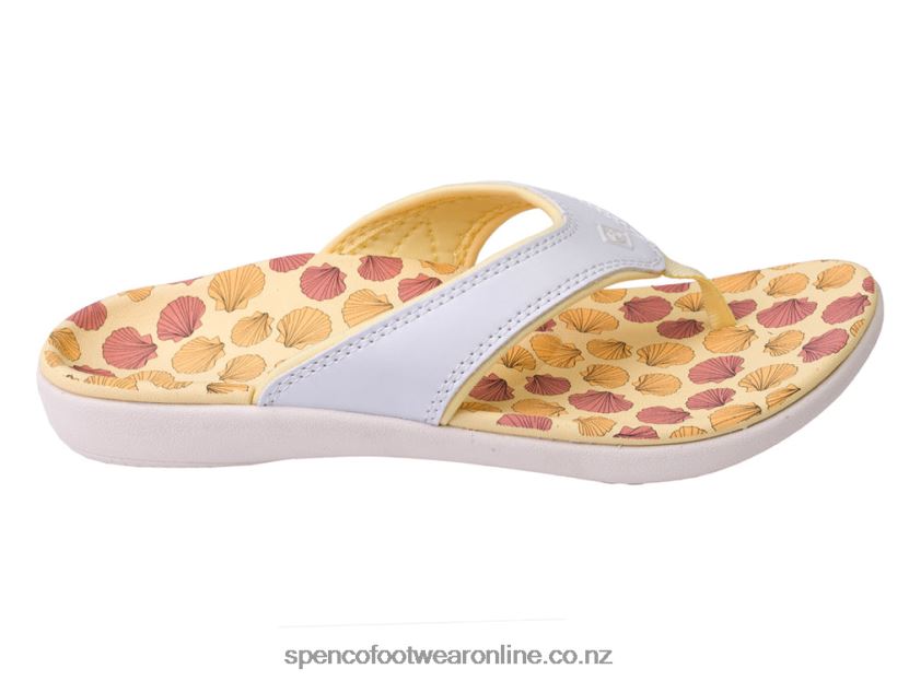 Women Spenco Footwear Yumi Ocean - 2021 426V8T99 White Shells