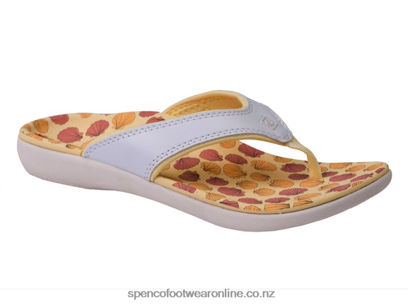 Women Spenco Footwear Yumi Ocean - 2021 426V8T99 White Shells