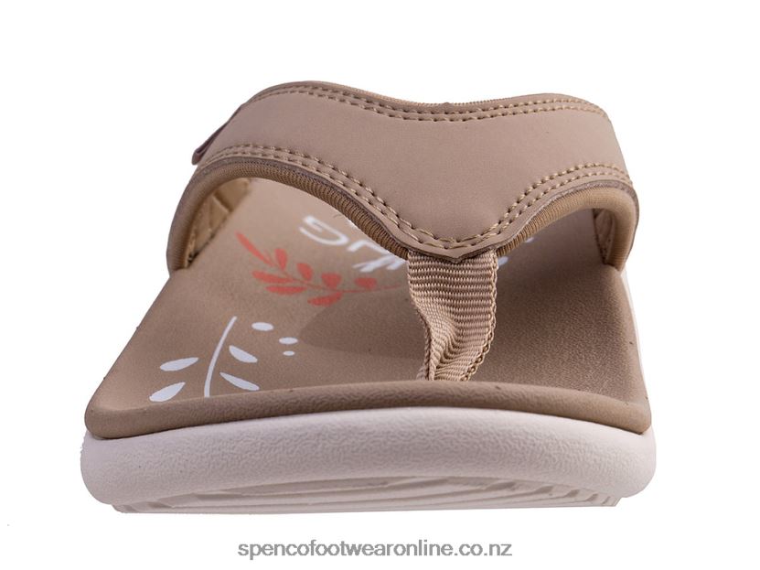 Women Spenco Footwear Yumi Rise Classic 426V8T107 Light Taupe