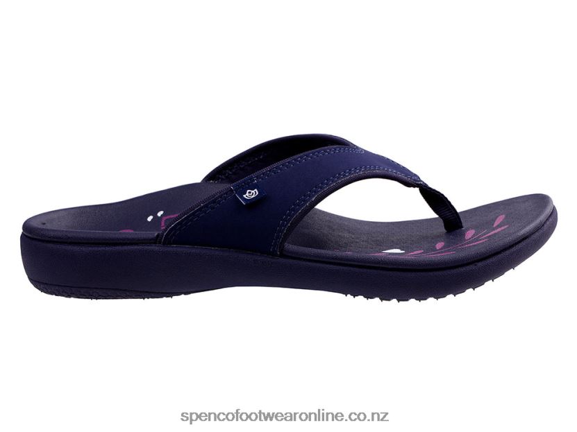 Women Spenco Footwear Yumi Rise Classic 426V8T108 Peacoat